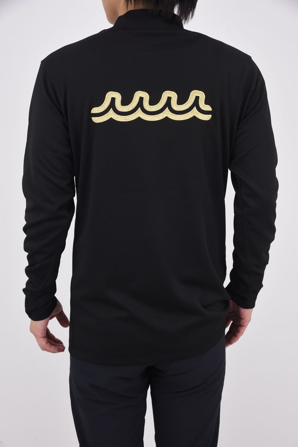 【25AW】 STRETCH MOCK NECK / ストレッチ モックネック Tシャツ (ブラック)