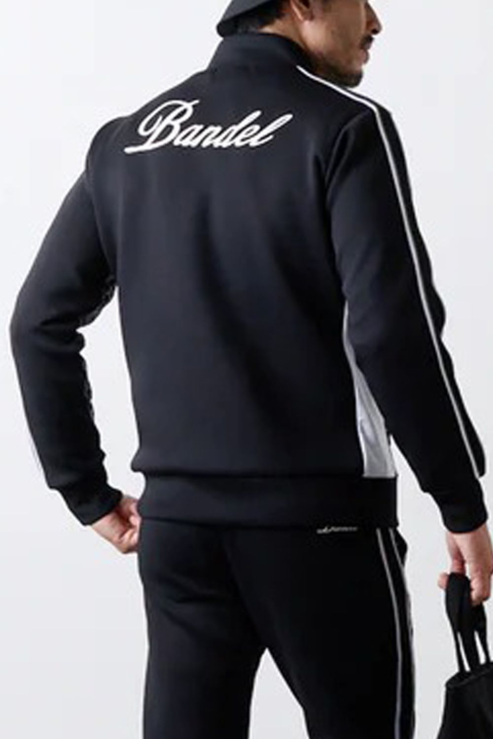 【25AW】 ALLOVER SWITCH LINE BLOUSON / オクタスロゴ サイドライン ジップアップブルゾン (ブラック)