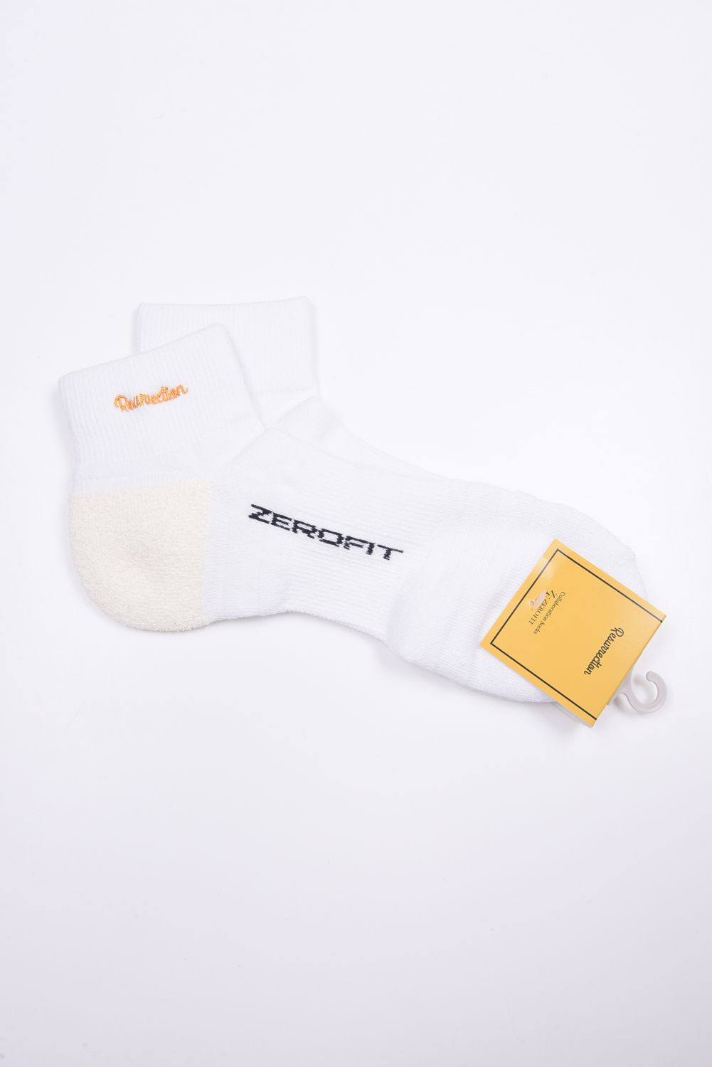 【ZEROFITコラボ】 BASIC LOGO SHORT SOCKS / ベーシックロゴ ショートソックス （ホワイト）