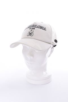 【26AW】 MERCURY CAMO STRETCH CAP / シグネチャーカモ ブランドロゴ刺繍 ストレッチキャップ (オフホワイト)