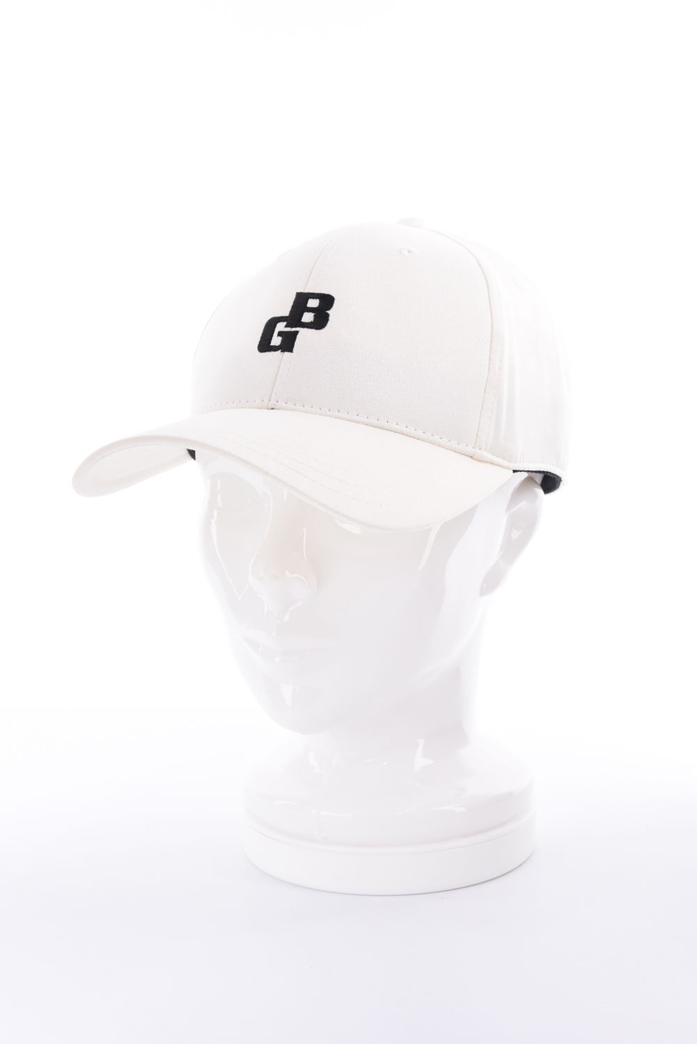 【26AW】 MEN’S SUEDE SMALL BG LOGO CAP / スウェード素材 スモールBGロゴ キャップ (ホワイト)