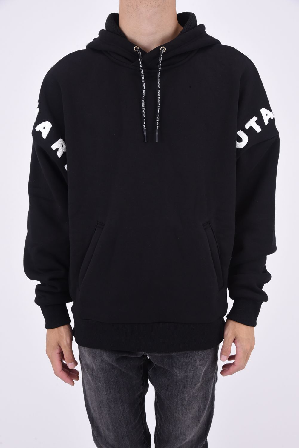 muta - 【期間限定ポイント10倍】LOGO BIG HOODED SWEATSHIRT / ロゴ