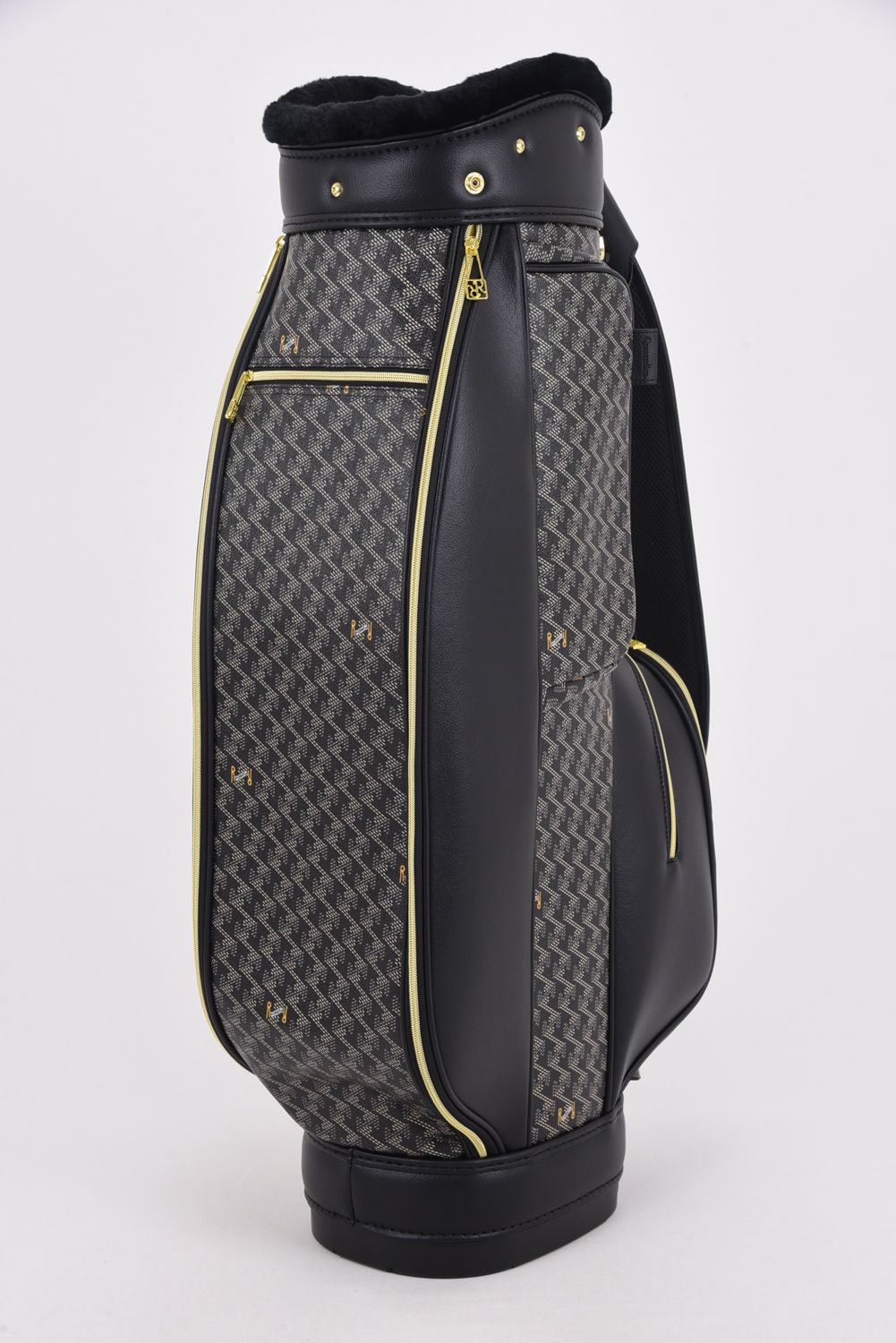 【銀行振込・代金引換不可】【返品・交換不可】 GOSSIP GOLF限定 ORIGINAL GRAFFITI DESIGN RALLINA  No.3 (ラリーナ) / カートタイプ キャディバッグ (ダークブラック/グラフィティデザイン)