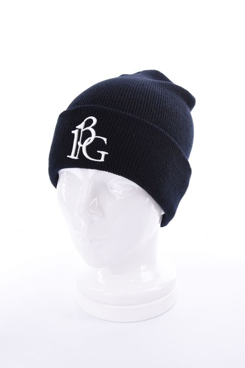 【26AW】 CUFFED KNIT BEANIE 113G LOGO / 113Gロゴ アクリルニットキャップ (ブラック)