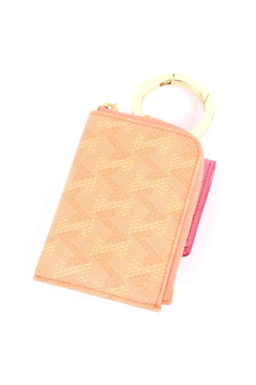 【26SS】【プレゼント好適品】 Canary No.2 (カナリー) / ブランドオリジナルテキストスタイル マルチケース (サンセット/ピンク)*