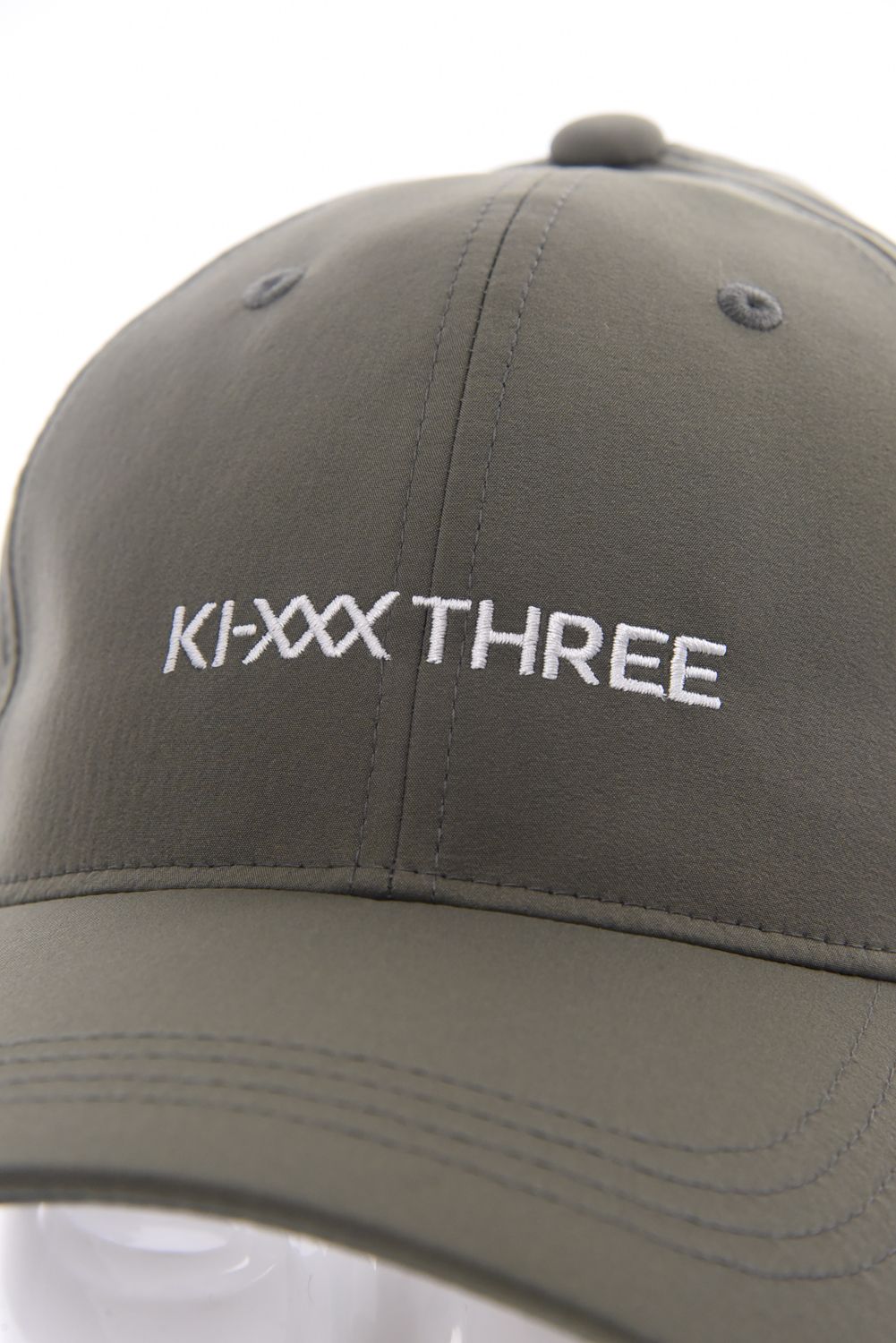 LOGO CAP / ロゴ刺繡 ベースボールキャップ (カーキ)