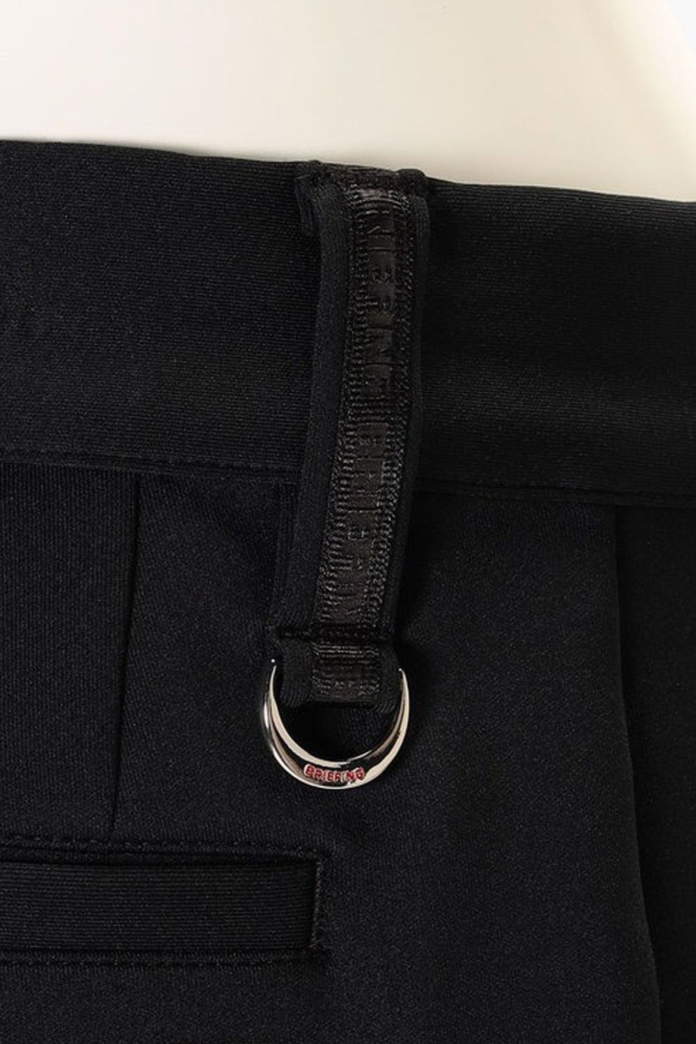 【26AW】【レディース】 WS STITCHED 3D LOGO SLIM PANTS / ステッチ ロゴ スリム パンツ (ブラック)