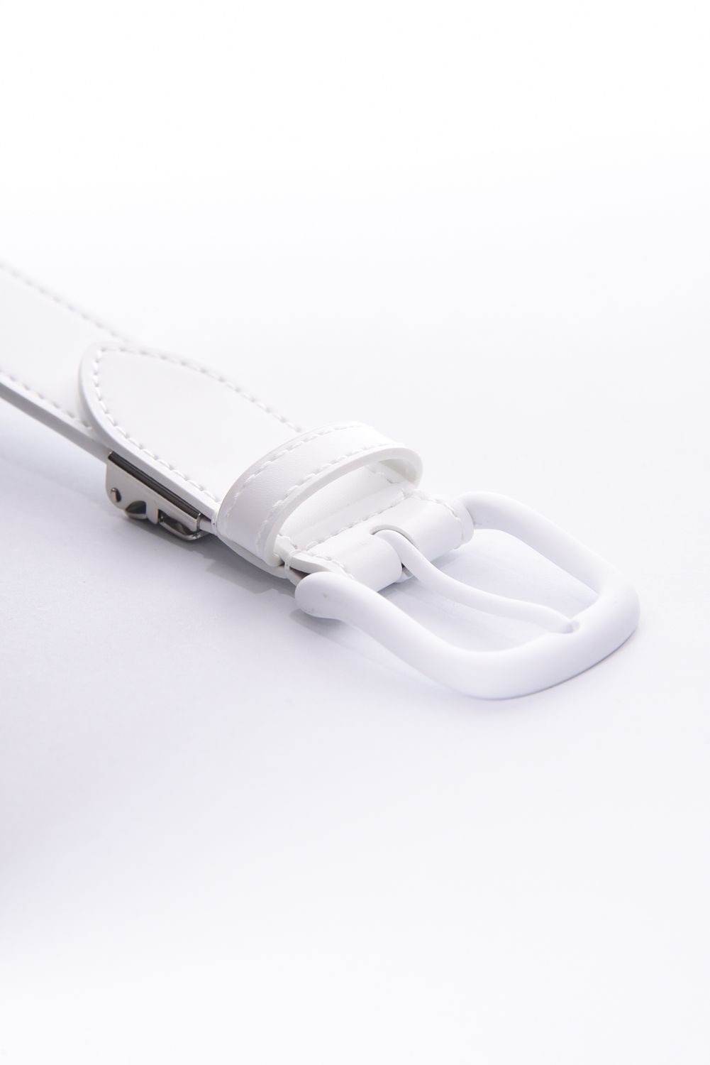 【26SS】 DVG-LOGO PT BELT / ロゴプリント ベルト (ホワイト)