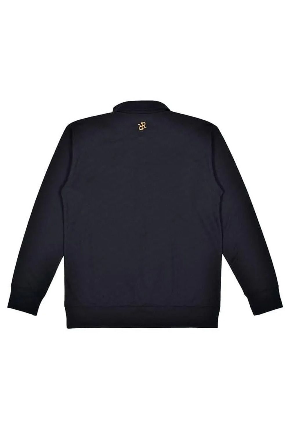 【26AW】 MENS GM JACQUARD POLO L/S / オリジナルテキスタイルジャガード ポロシャツ 長袖 (ブラック)*