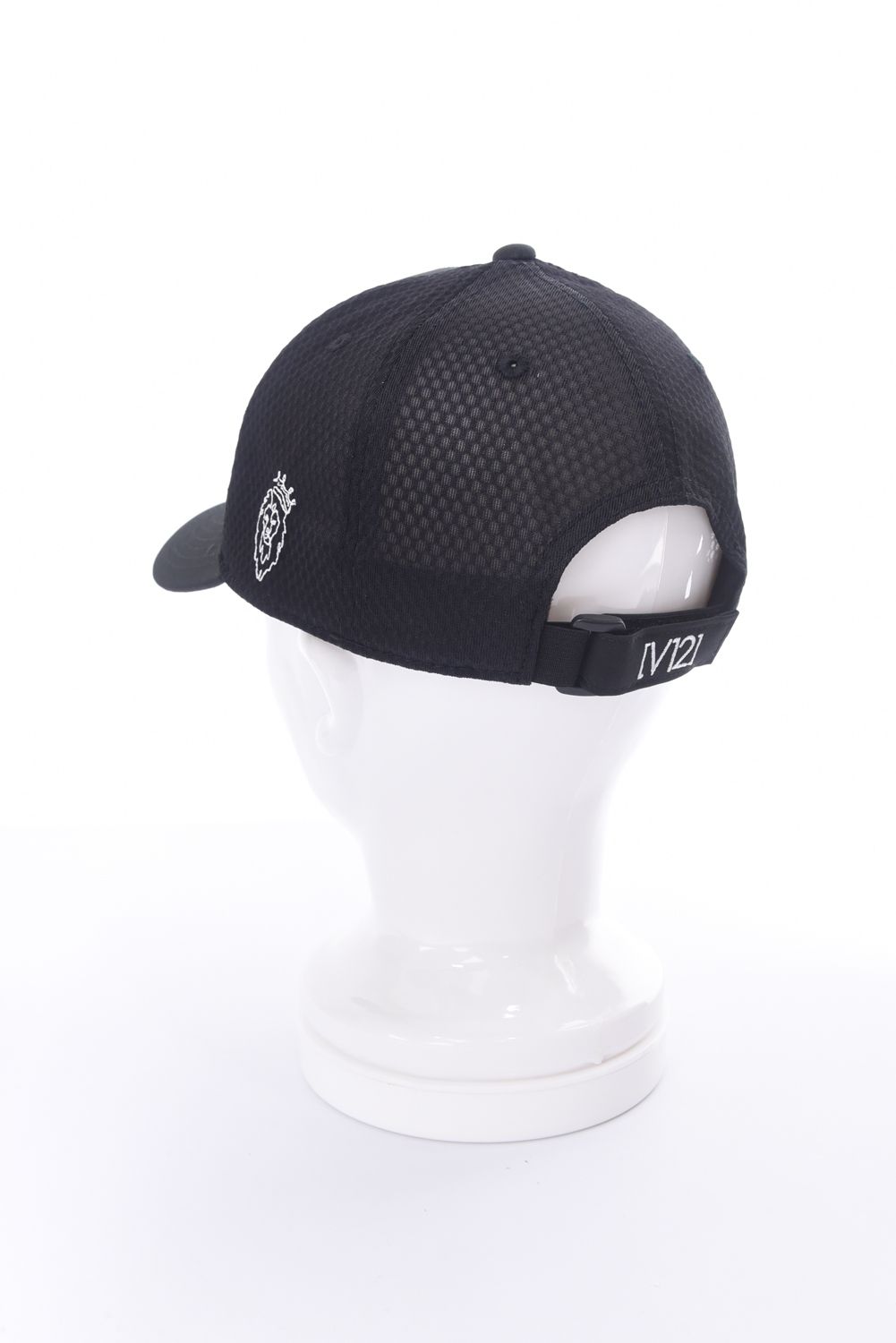 【26SS】 INVERT CAP / ブランドロゴ刺繍 メッシュキャップ (ブラック)