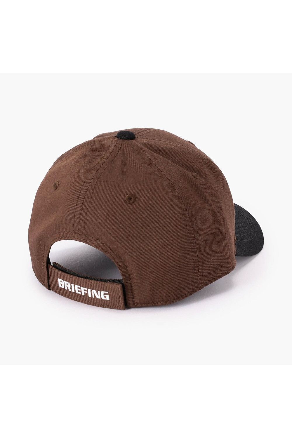 【26AW】 MEN’S 2-TONE INITIAL CAP / バイカラー ブランドイニシャル刺繍 キャップ (ブラウン)