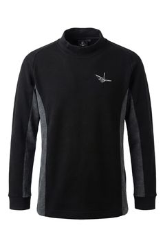 【26AW】 Side Panel Mock NeckLong Sleeve / サイド パネル モックネック (ブラック) (10月入荷予定)