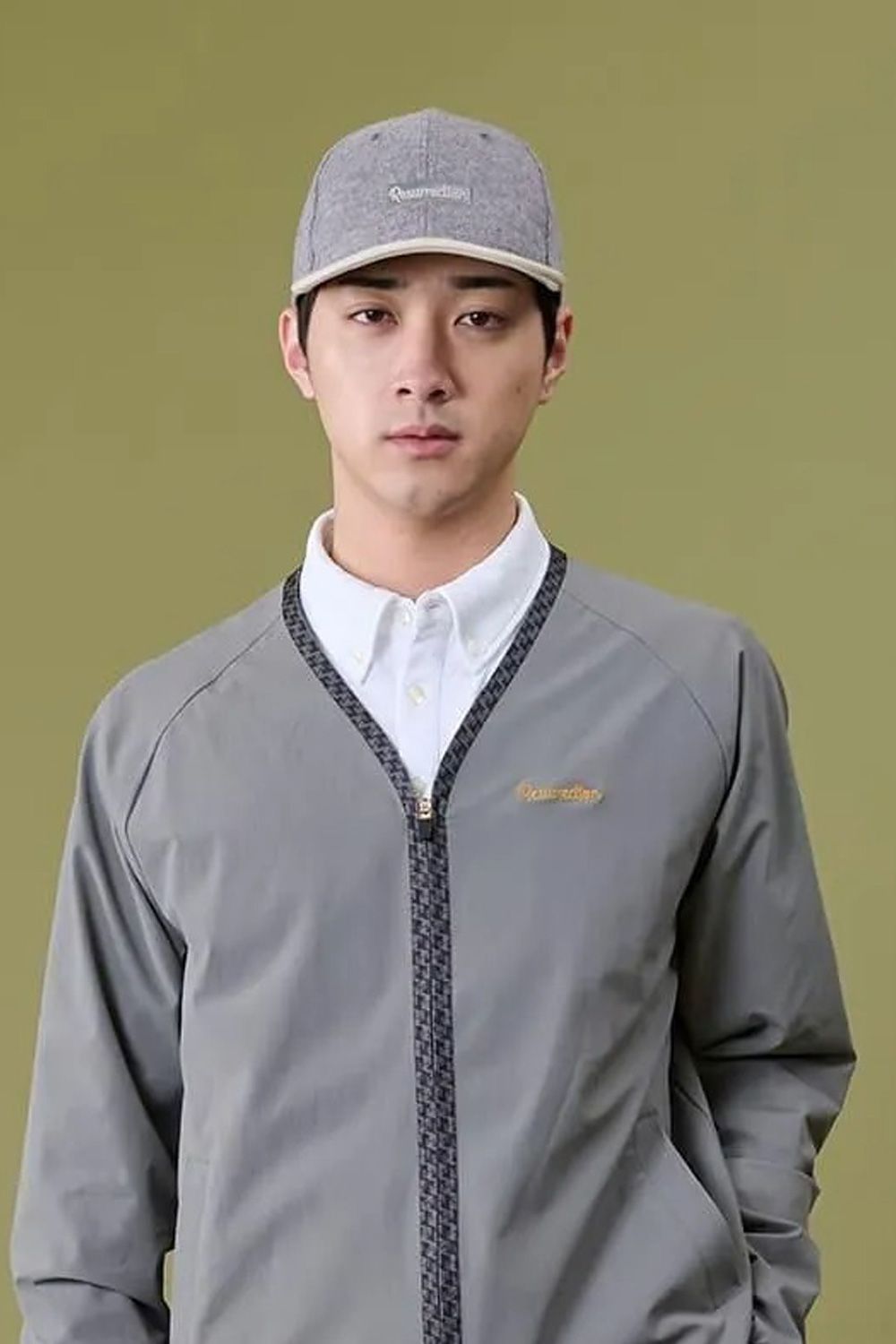 【26AW】 NO COLLAR LIGHT JACKET / ノーカラー ライト ジャケット (グレー)*