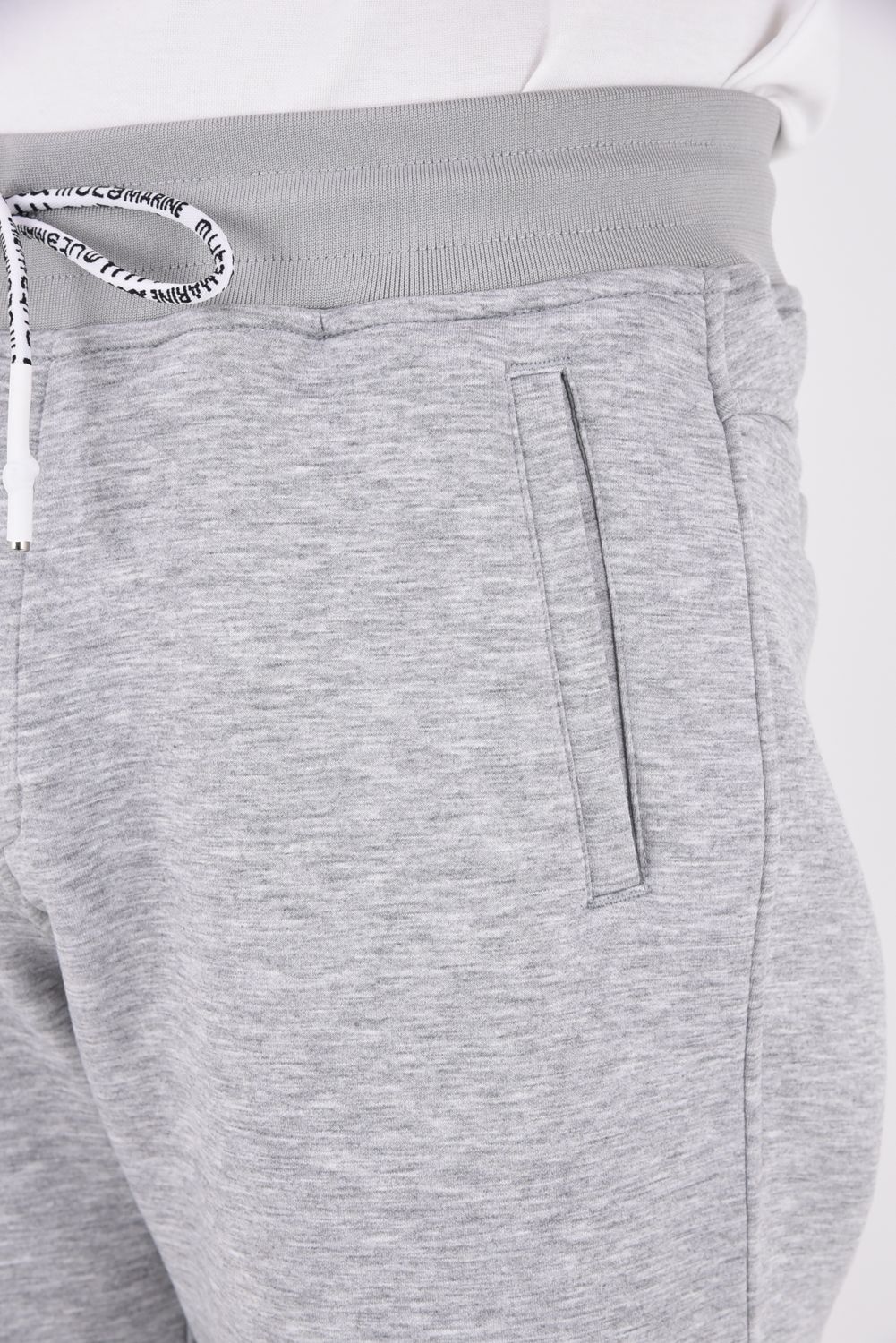 【26AW】 BONDING JOGGER PANTS / ボンディング素材 ワンポイントロゴ ジョガーパンツ (グレー)