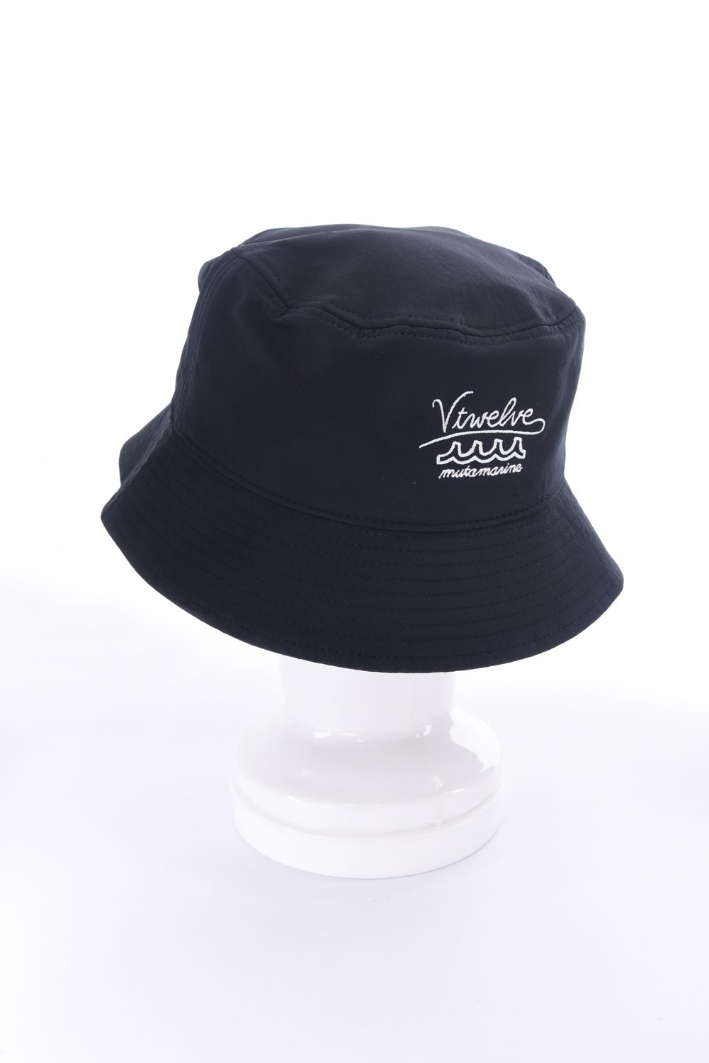 MU12 HAT / ムータマリン ヴィトゥエルヴ コラボ バケットハット (ブラック)