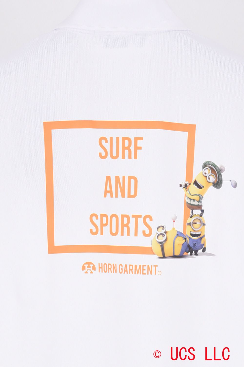 【25SS】【レディース】 S.A.S MINIONS POLO / ミニオンズ コラボモックネックTシャツ (ホワイト)