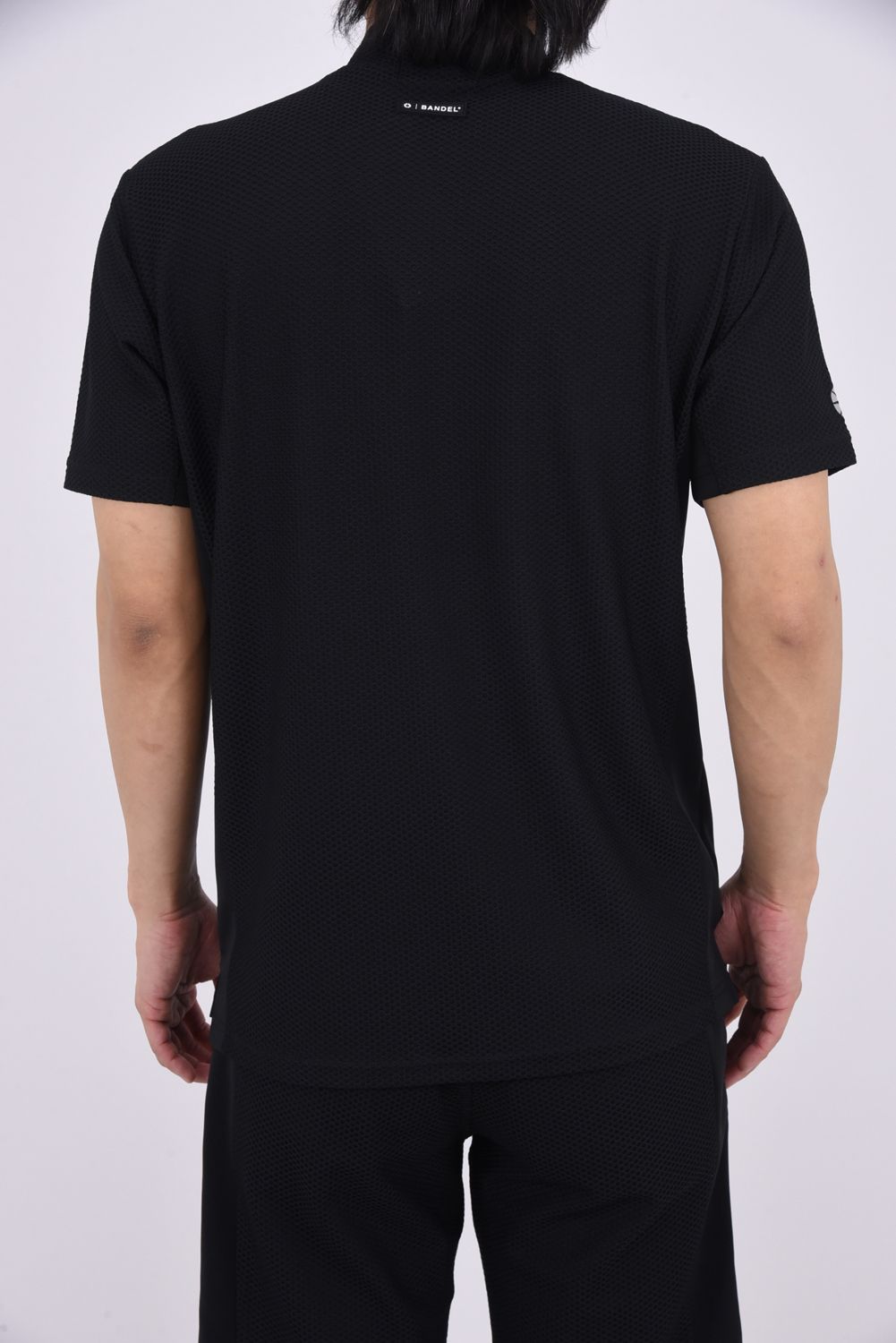 【26SS】 DRY WAFFLE SWITCH MOCK / ドライワッフルスウィッチモックネック (ブラック)