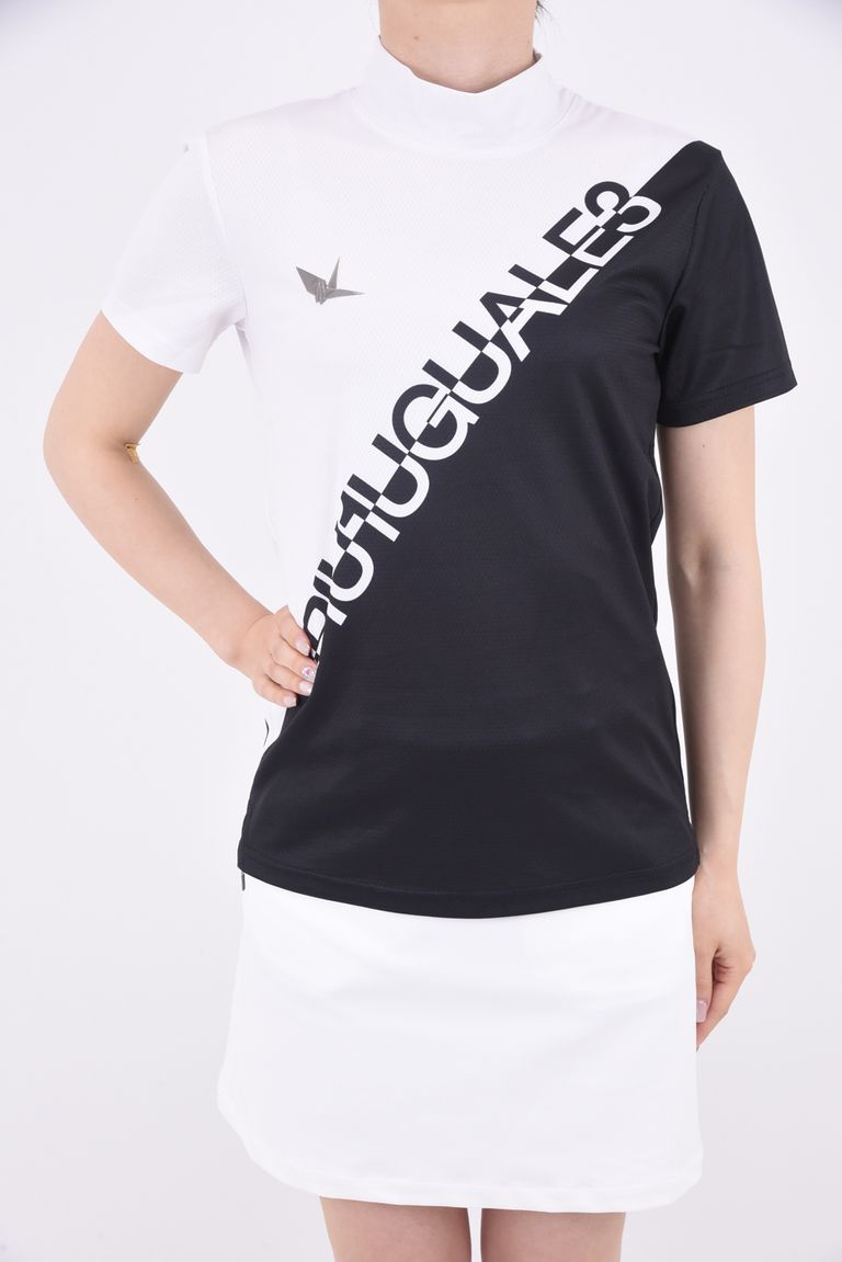 1PIU1UGUALE3 GOLF - 【レディース】 1PIU1UGUALE3 DIAGONAL S/S MOCK 