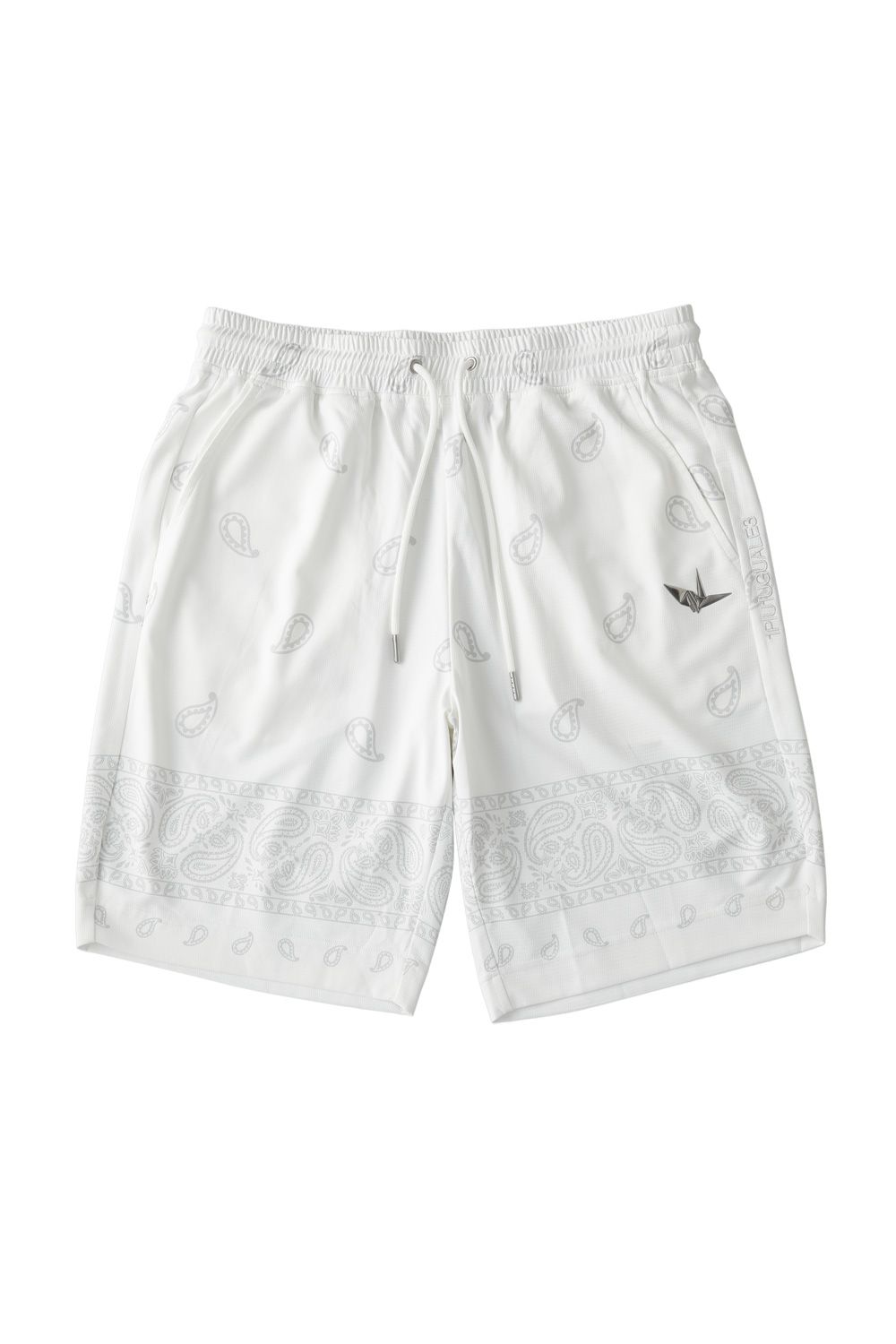 1PIU1UGUALE3 GOLF - 【25SS】 BANDANA SHORTS / バンダナ柄 ショートパンツ (ホワイト)  (4～5月頃入荷予定) | GOSSIP GOLF