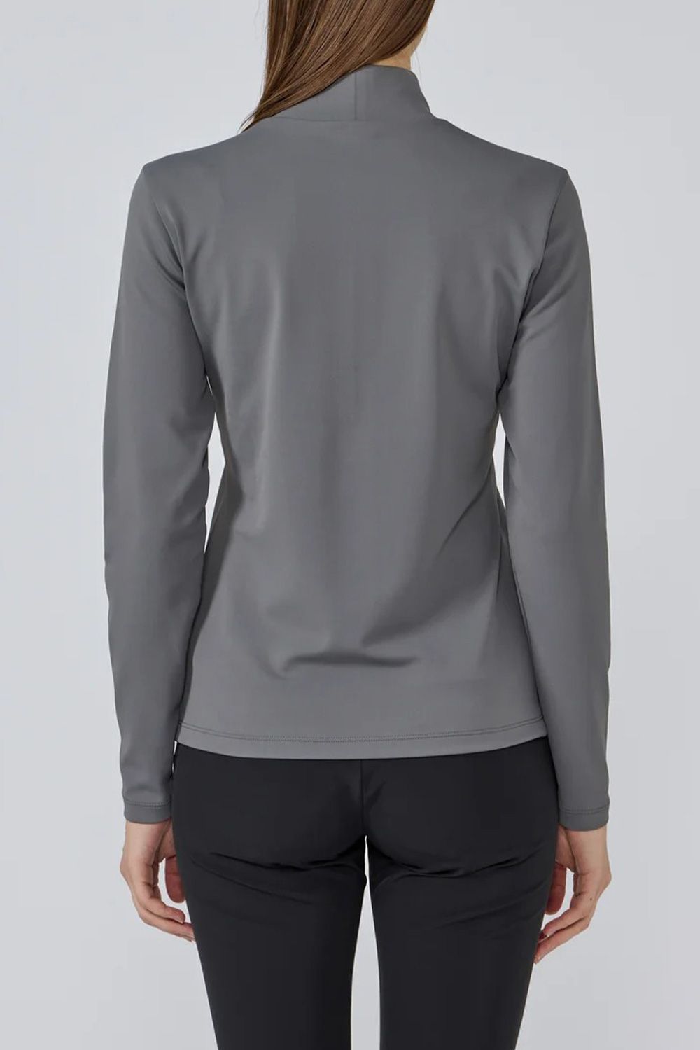 【25AW】【レディース】 防風ベアスムースモックネック長袖シャツ (グレー)