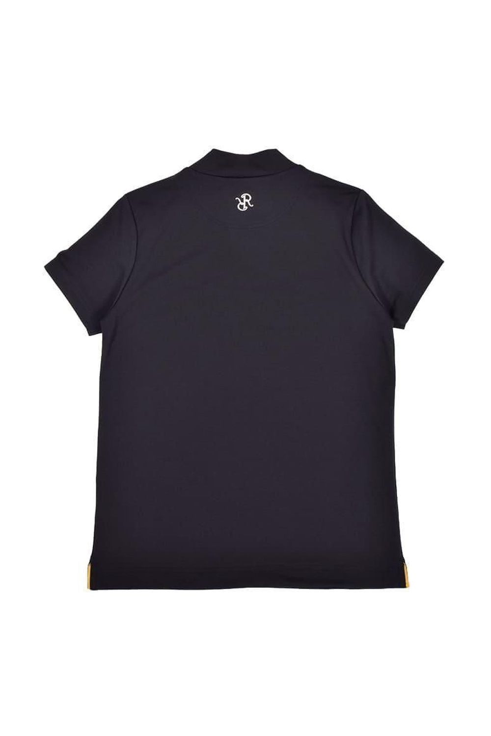 【26SS】【レディース】 SILICON LOGO MOCK NECK / モノトーンシリーズ 3Dシリコンロゴ モックネックTシャツ (ブラック)*