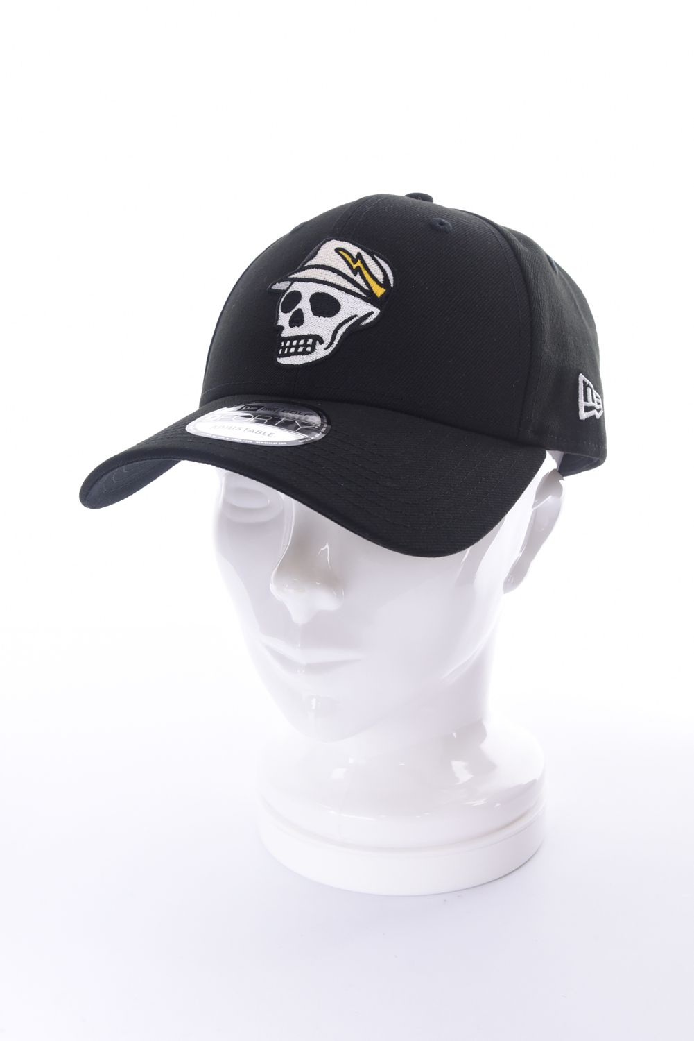 【26SS】 DVG NEWERA SKULL CAP / スカル刺繡 ベースボールキャップ (ブラック)