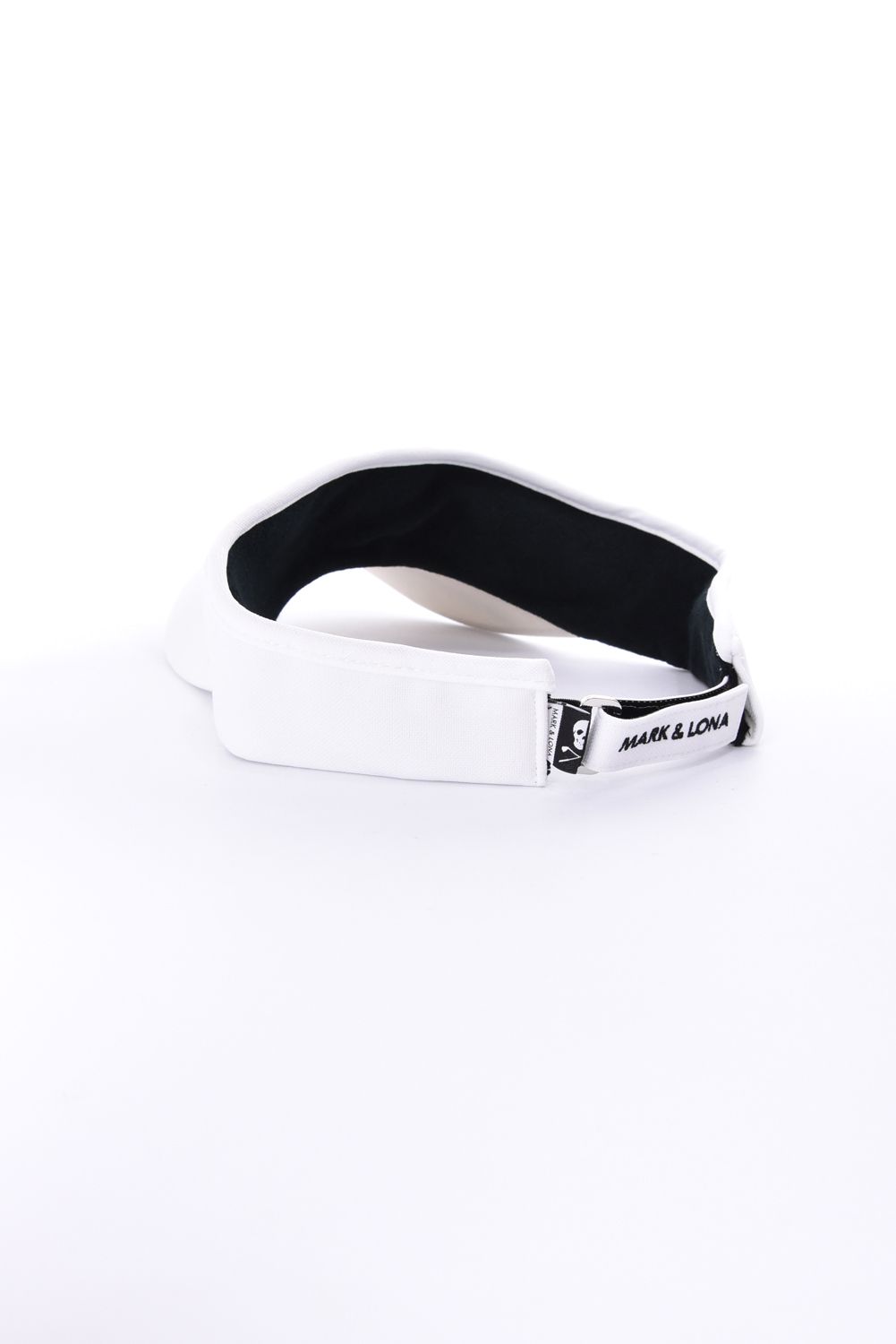 【26AW】 CHROME SKULL VISOR / サークルスカルバッジ リネンライク サンバイザー (ホワイト)