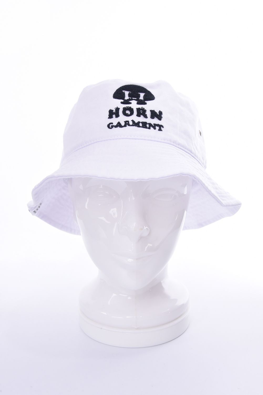 【25SS】 WAVE'N SUN BUCKET HAT / パイル風ロゴ刺繍 バケットハット (ホワイト)