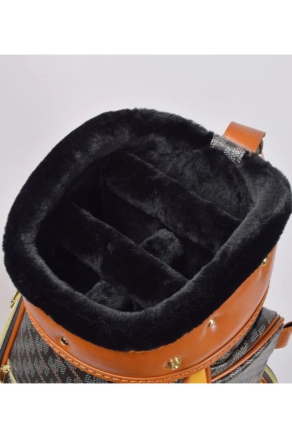 【銀行振込・代金引換不可】【返品・交換不可】【10周年記念カラー】 RALLINA  No.3 (ラリーナ) / ブランドオリジナルテキスタイル カートタイプ キャディバッグ (クラシックブラック)*