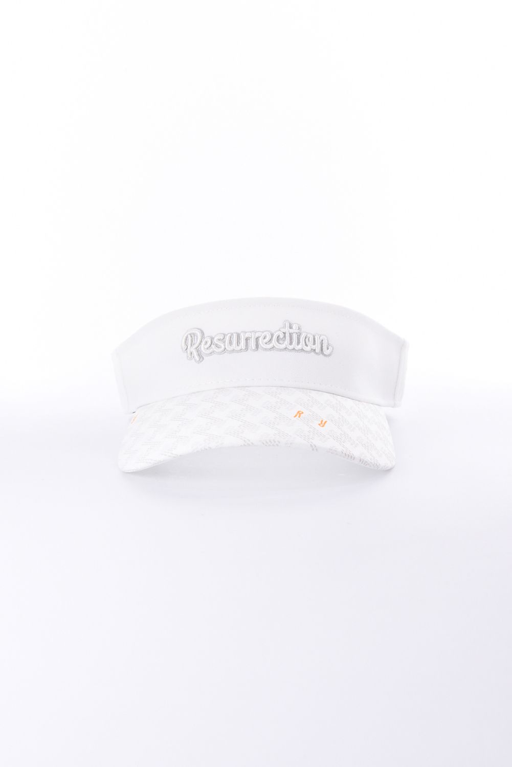 【26AW】 GM BRIM VISOR LANATEC / ブランドロゴ刺繍 オリジナルテキスタイル サンバイザー （モノホワイト)