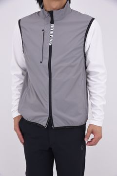 【25AW】 POCKETABLE WIND VEST / ポケッタブル ライトベスト (グレー)