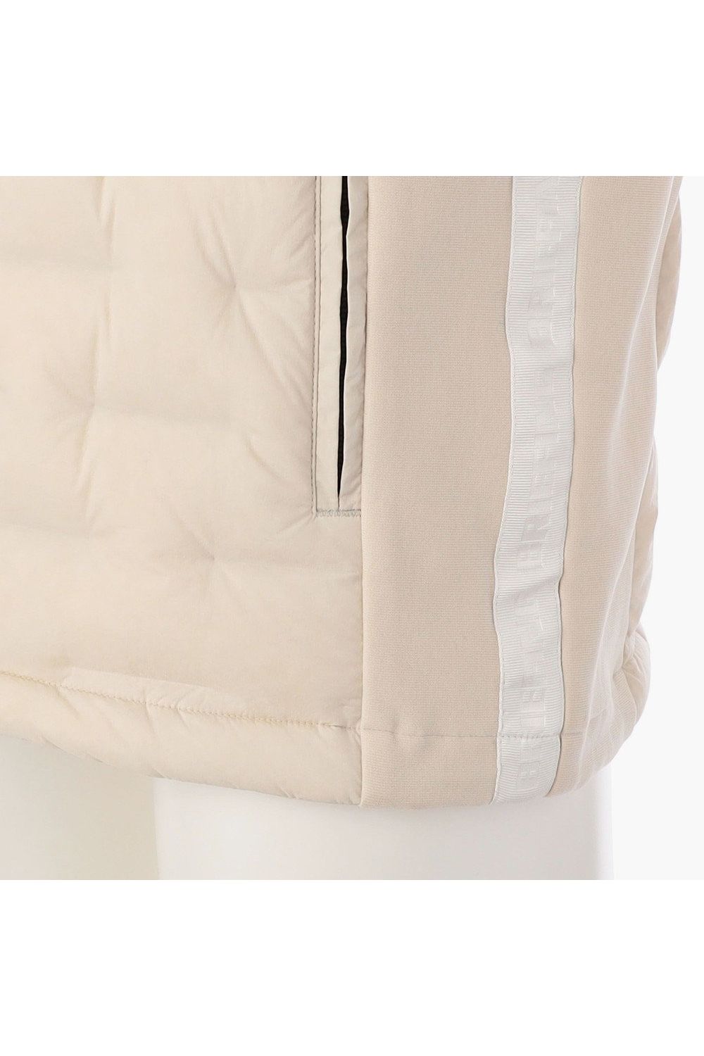 【25AW】 MEN'S HYBRID DOWN PARKA / ストレッチタフタ ダイヤモンドロゴ ハイブリッドダウンジップパーカー (ベージュ)