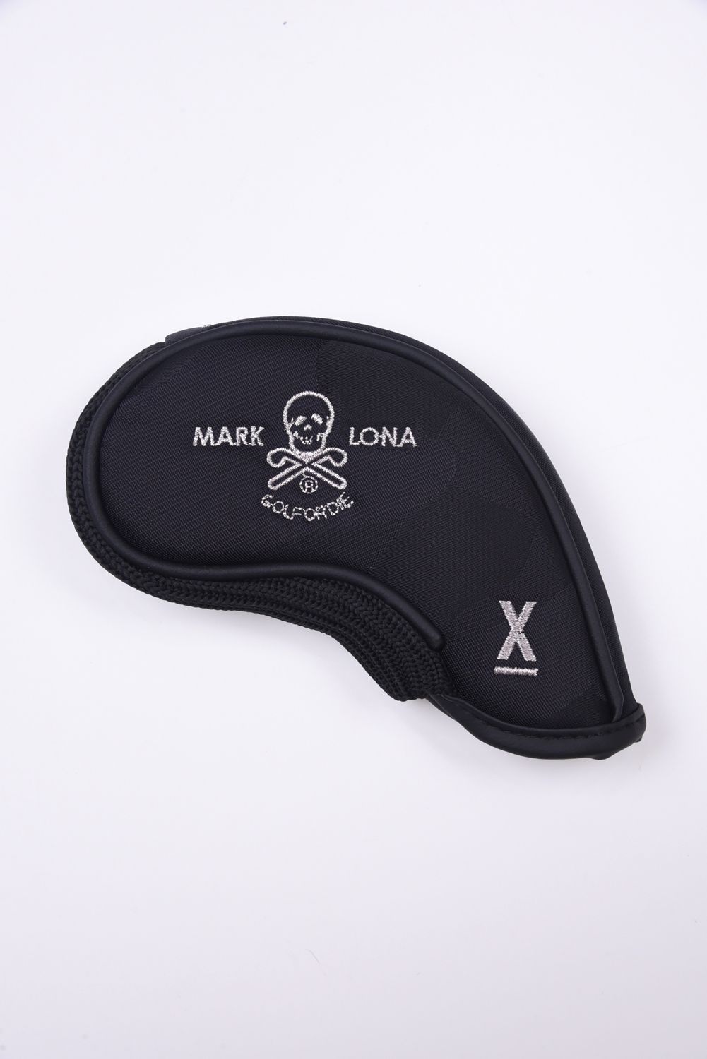 PREMIUM GAUGE IRON COVER / コーデュラナイロン レザーパイピング オリジナルカモジャカード アイアンカバー9個セット (ブラック)