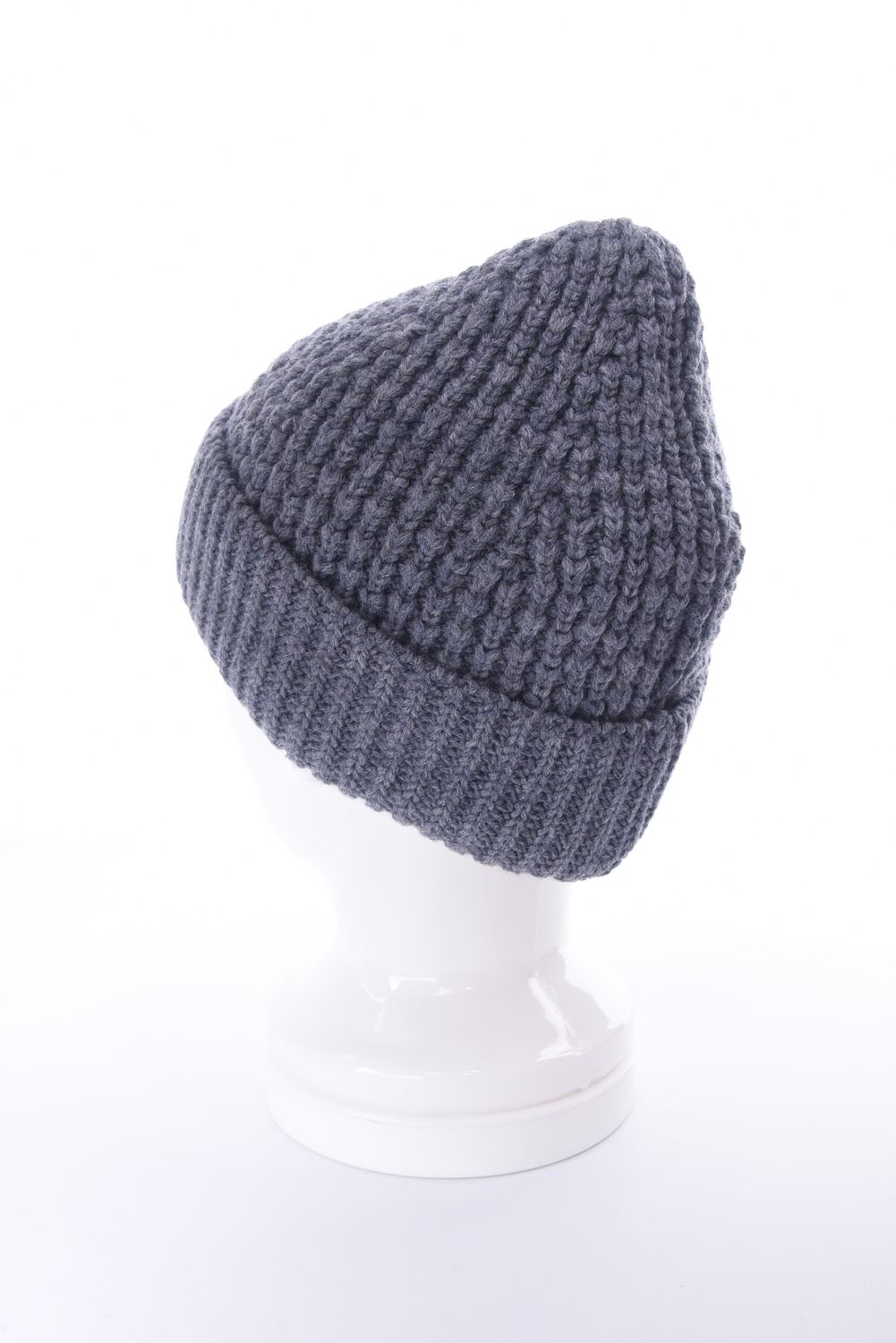 MEN’S WR WOOL BEANIE / ボックスロゴ ニットビーニー (グレー)