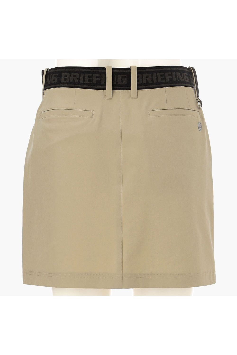 【26SS】【レディース】 WOMEN’S COOLCORE LOGO ELASTIC SKIRT / クールコア ウエストゴムベルト スカート (ベージュ).