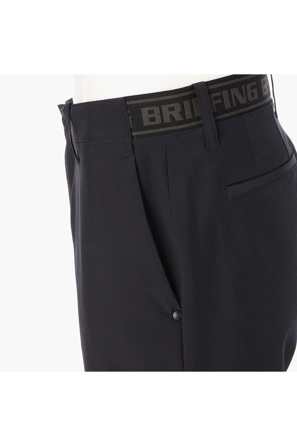 【26SS】 MEN’S COOLCORE LOGO ELASTIC SHORT PANTS / クールコア ウエストゴムベルト ショートパンツ (ブラック)