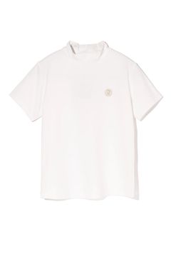 【26SS】【レディース】 DOT MESH MOCK TEE / ドットメッシュ モックネックTシャツ (ホワイト)