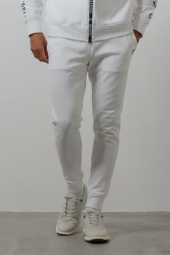 BASIC LONG PANTS MENS / テックスブリッド リブパンツ (ホワイト)