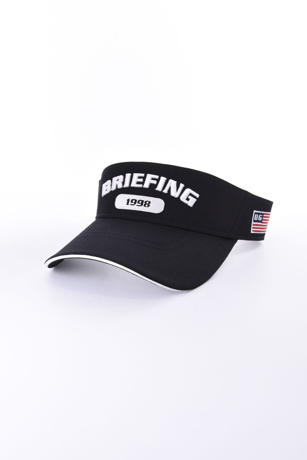 【26AW】 MEN’S COLLEGE LOGO VISOR / カレッジロゴ刺繍 サンバイザー (ブラック)