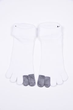 【26SS】 MEN'S CORDURA 5-TOE SOCKS / コーデュラコットン 5本指ショートソックス (ホワイト)