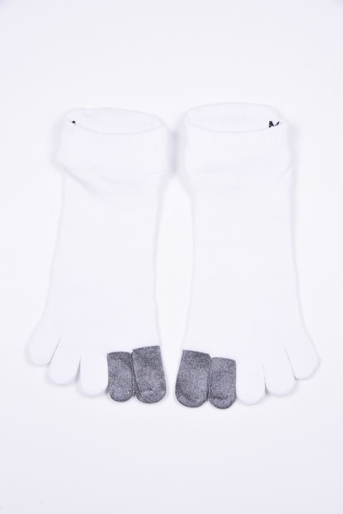 【26SS】 MEN'S CORDURA 5-TOE SOCKS / コーデュラコットン 5本指ショートソックス (ホワイト)