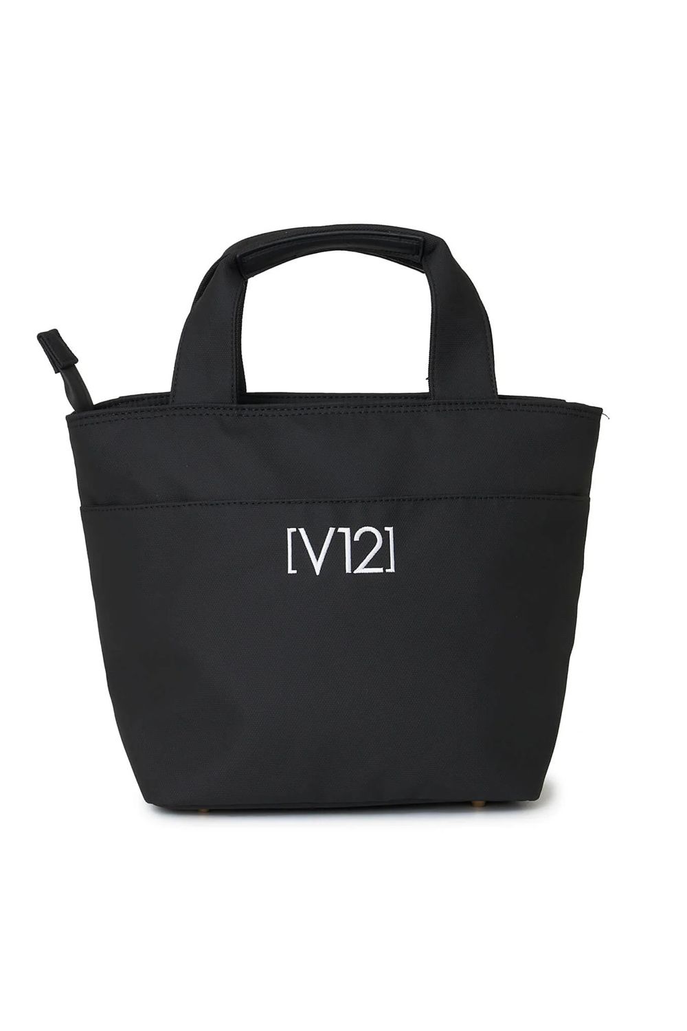 【26AW】 FLAP CART BAG / フロントフラップ ブランドロゴ カートバッグ (ブラック)