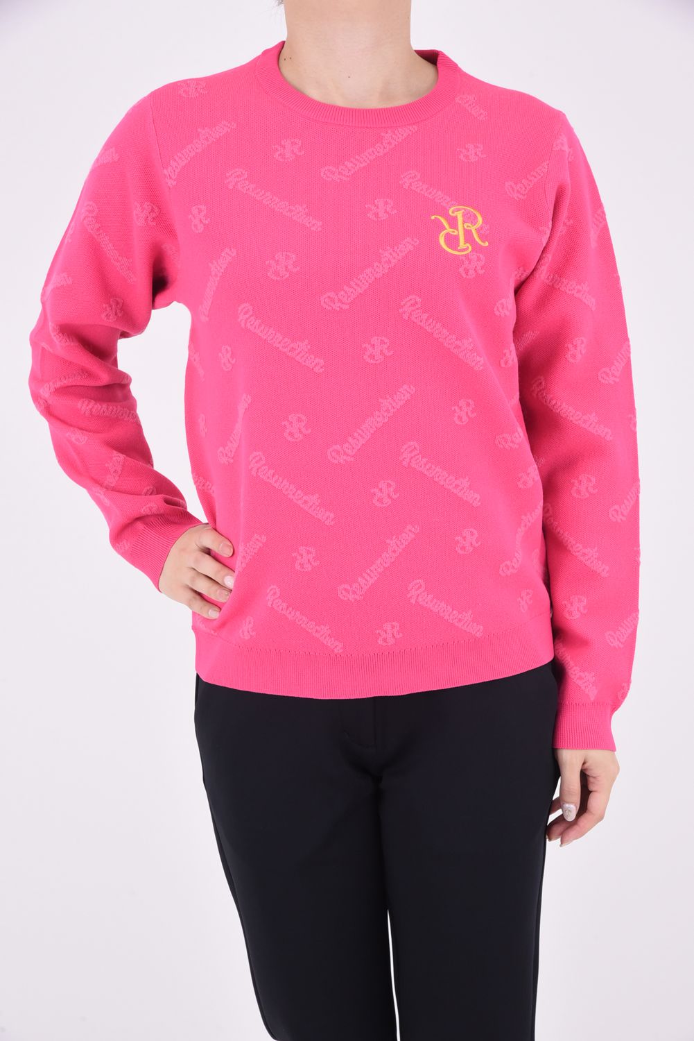 Resurrection - 【レディース】 WOMENS LOGO MONOGRAM KNIT PULLOVER