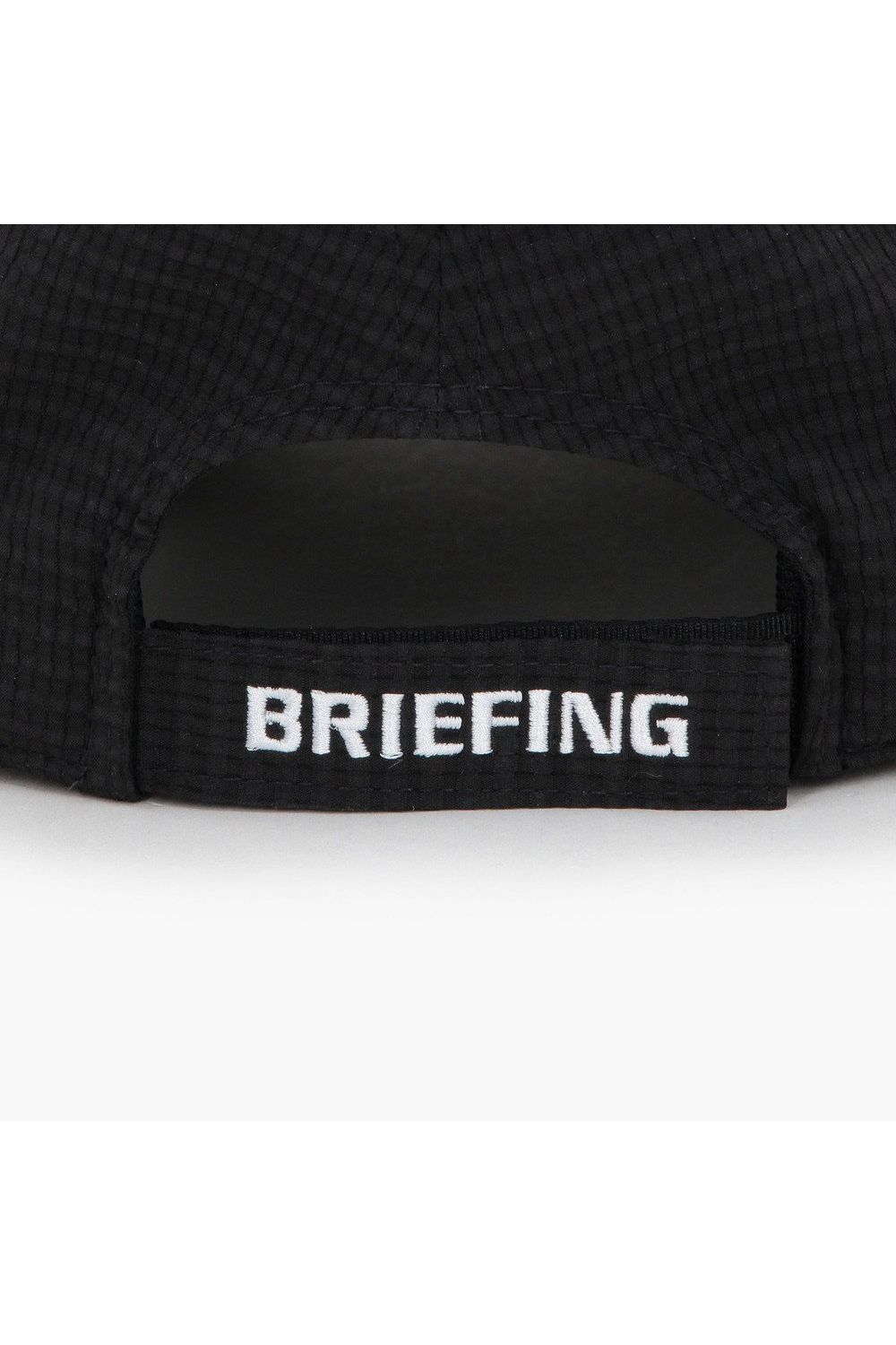 【26SS】【レディース】 WOMEN’S SEERSUCKER CORD STRAP CAP / シアサッカー コードストラップ付き キャップ (ブラック)