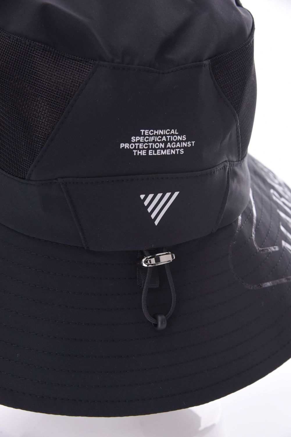 【26SS】【CODE COLLECTION】 AWBH / サイドメッシュ 撥水バケットハット (ブラック)