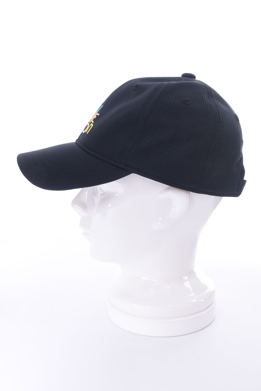 【26SS】 COLORFUL LOGO CAP / カラフルロゴ刺繍 キャップ (ブラック)