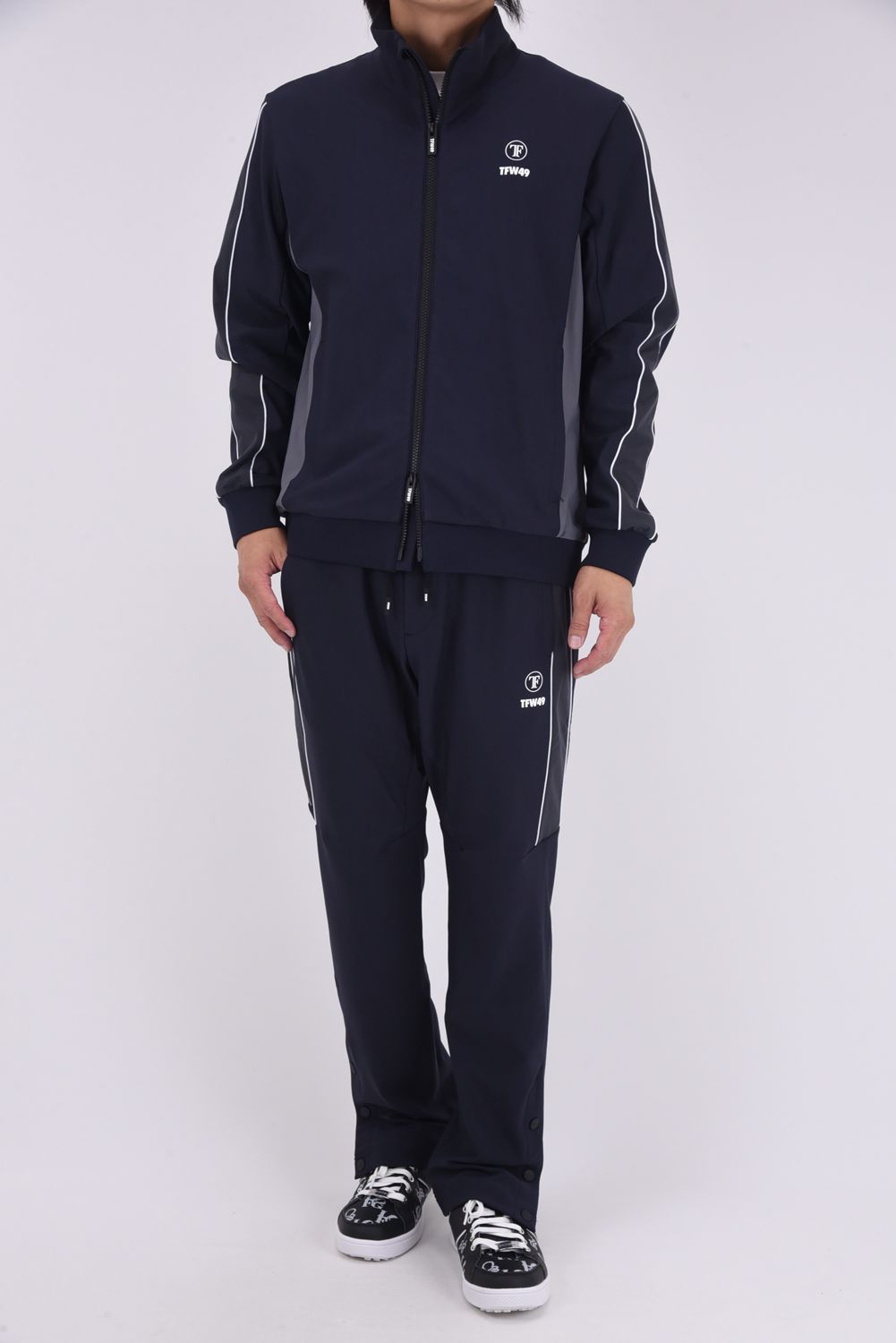 【25AW】 SPORTY TRACK PANTS / スポーティー トラック パンツ (ネイビー)
