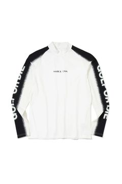 【26AW】 VANGUARD PANEL MOCK NECK / モックネックTシャツ (ホワイト)