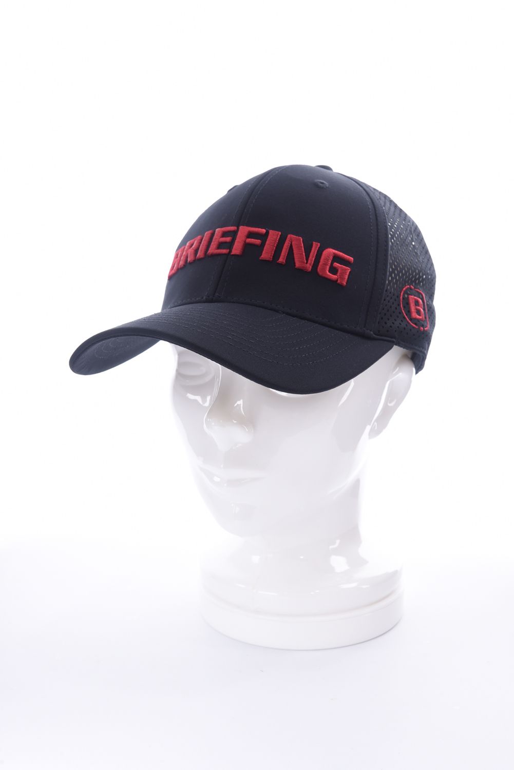 BRIEFING - MENS PUNCHING MESH CAP / ロゴ刺繍 パンチング