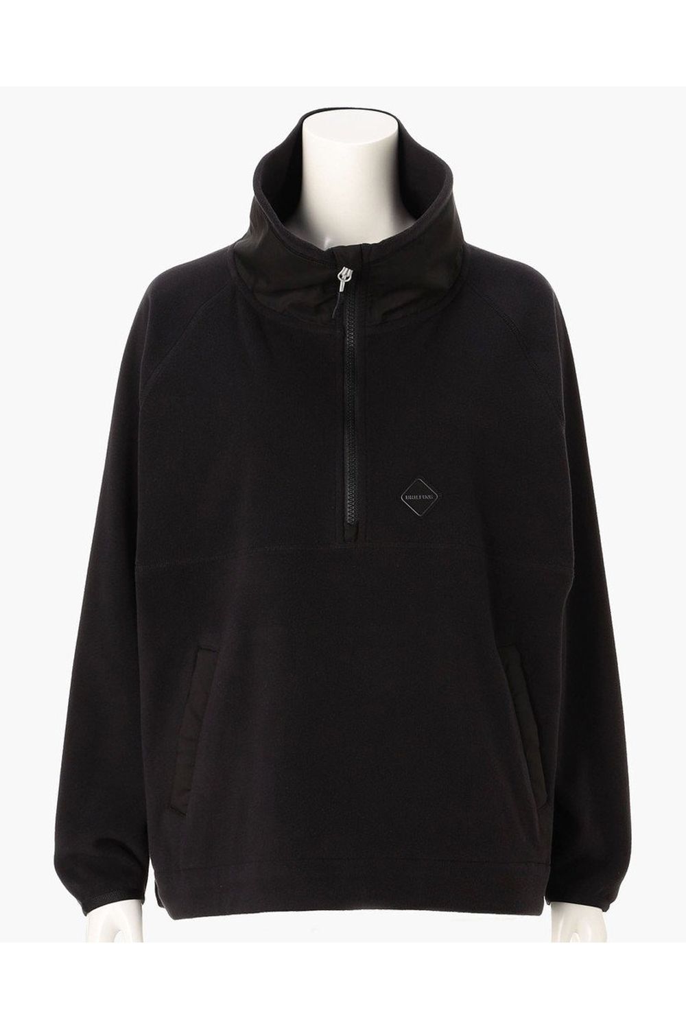 【26AW】【レディース】 WOMEN’S MICRO FLEECE HALFZIP TOP / ポーラテックマイクロフリース ハーフジップ スタンドカラージャケット (ブラック)